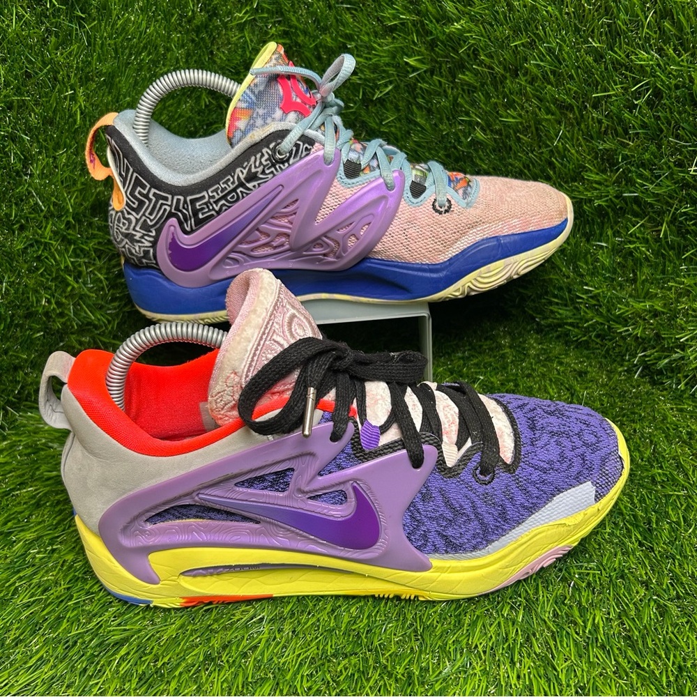 Nike Museum KD15 Men's Size 8.5 Sneakers Kevin Durant 'What The' FN8010-500 Read